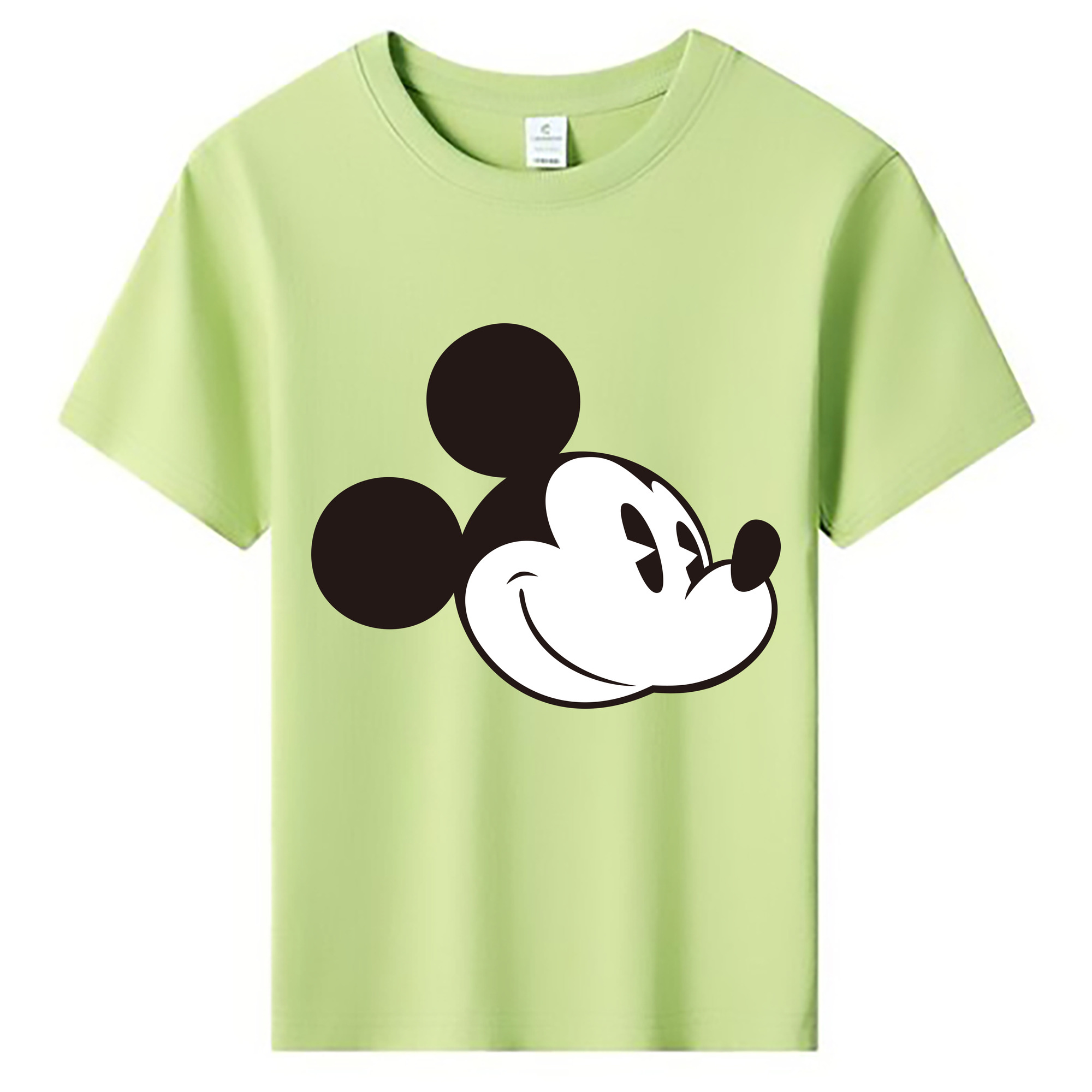 ミッキーマウス Mickey Mouse 綿100％キッズTシャツ（フロントプリント）